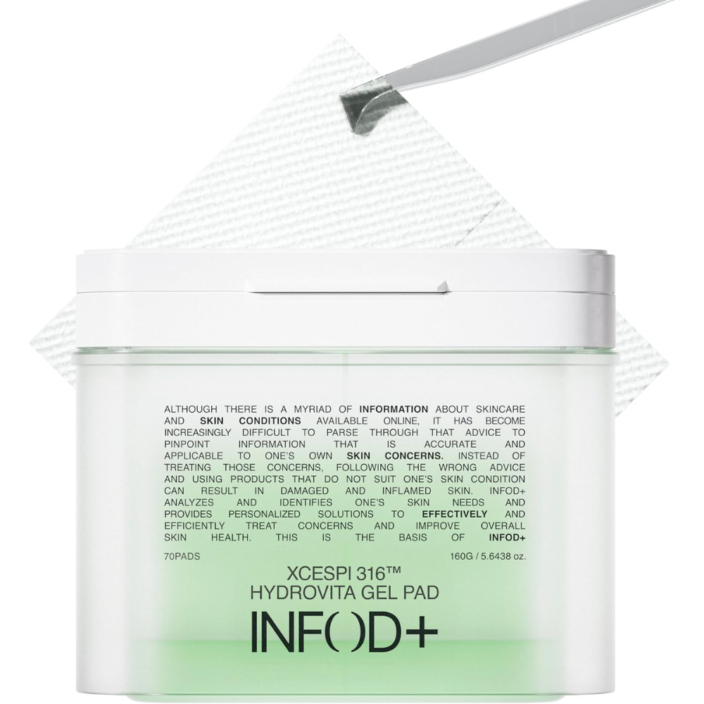 INFOD+ XCESPI316™ HydroVita Cooling Gel Toner Pads – 70 Pads