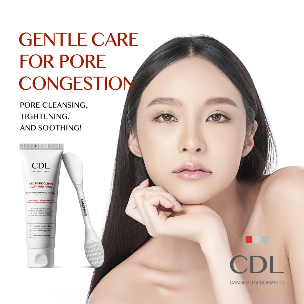 Candorlov Red Pore Clean Clay Mud Pack 80ml