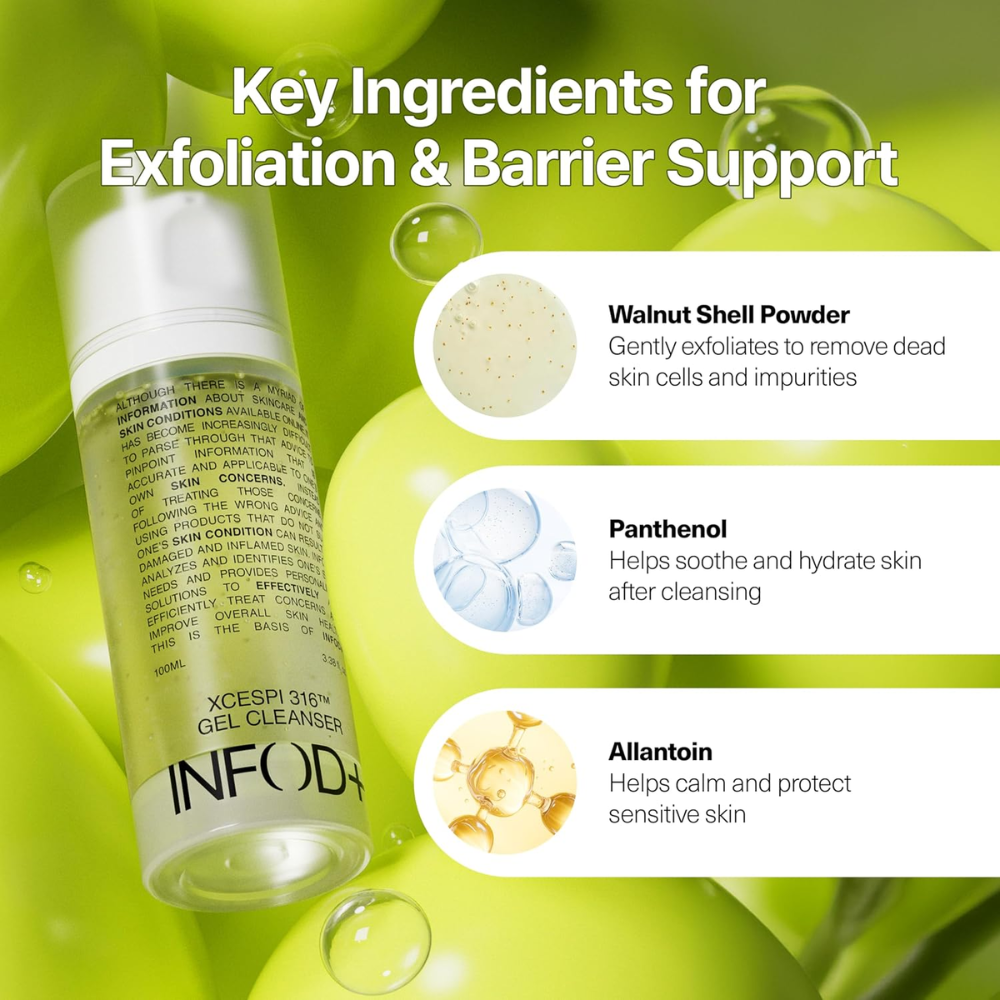 INFOD+ XCESPI316™ Gel Cleanser 100ml