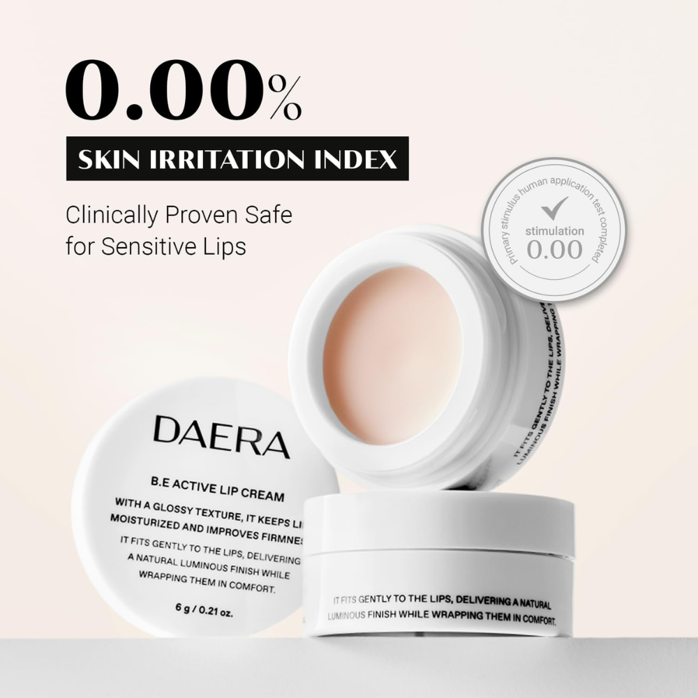 DAERA B.E Active Lip Cream – Hydrating Lip Treatment, 6g