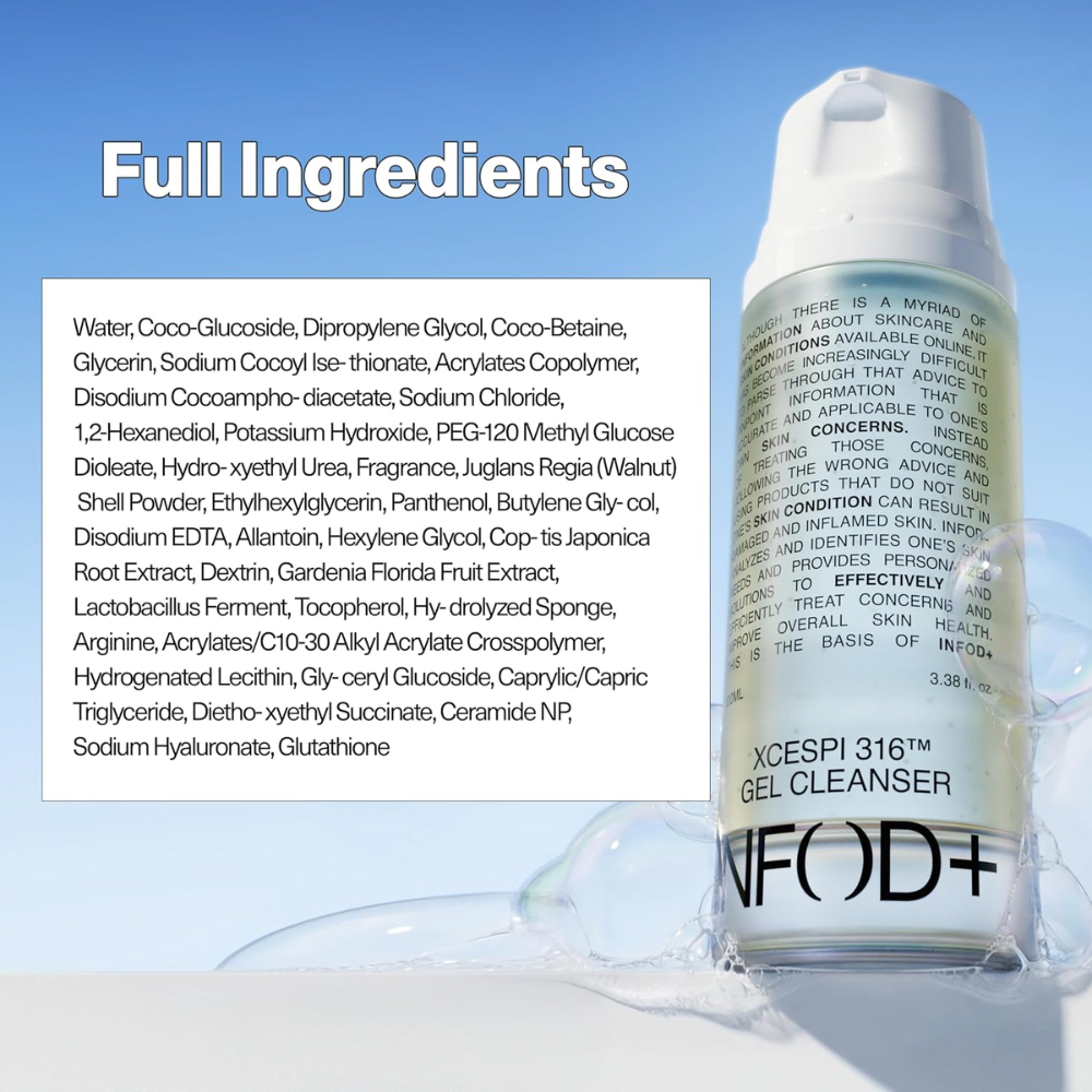 INFOD+ XCESPI316™ Gel Cleanser 100ml