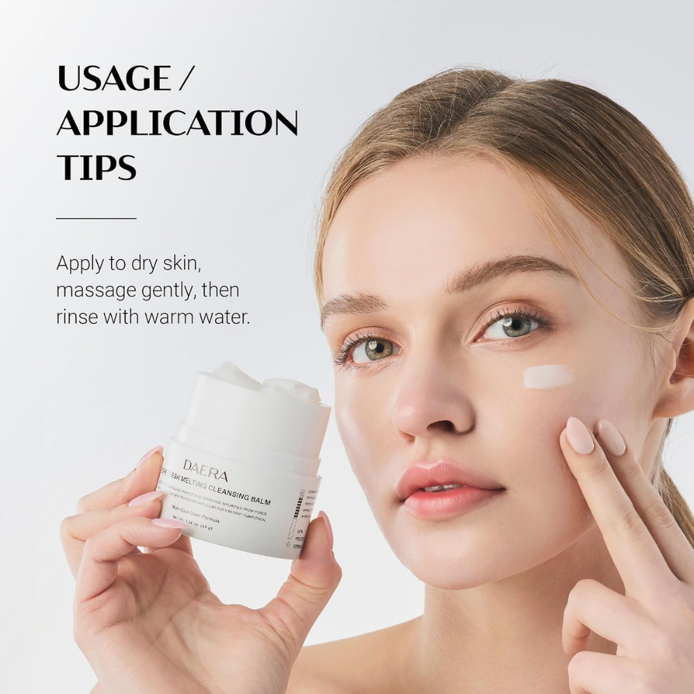 DAERA Pore Fresh Melting Cleansing Balm – Pore Cleansing & Makeup Remover, 45g